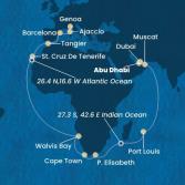 Emirati Arabi Uniti, Oman, Mauritius, Sud Africa, Namibia, Isole Canarie, Marocco, Spagna, Corsica (Francia), Italia