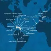 Repubblica Dominicana, Isole Turks, Antille, Isole Vergini, Isole Canarie, Spagna, Francia, Italia