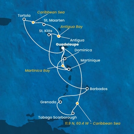 Antille, Trinidad e Tobago, Dominica, Isole Vergini