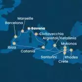 Italia, Grecia, Isole Baleari, Spagna, Francia