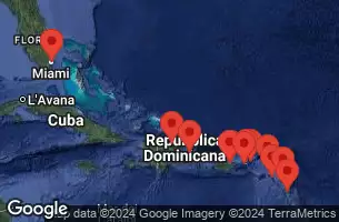 Stati Uniti, Anguilla, Guadalupa, Isole Vergini britanniche, Saint-Martin, Porto Rico, Isole Vergini americane, Antigua e Barbuda, Saint Kitts e Nevis, Rep. Dominicana