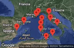 Italia, Tunisia, Spagna, Monaco, Francia