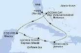 USA, Bahamas, Messico, Isole Cayman, Giamaica