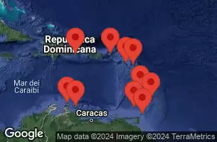  DOMINICAN REPUBLIC, ARUBA, NETHERLAND ANTILLES, ST  GEORGES  GRENADA, TRINIDAD AND TOBAGO, BARBADOS, SAINT LUCIA, ST  JOHNS  ANTIGUA, SAINT KITTS - NEVIS, BRITISH VIRGIN ISLANDS