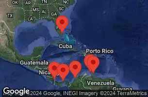 FLORIDA, COSTA RICA, PANAMA, COLOMBIA, ARUBA, CURACAO
